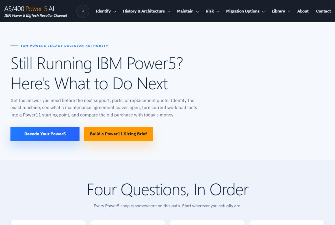 Homepage of power5.as400system.com